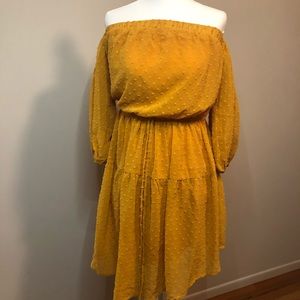 Off the shoulder dress